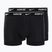 Boxeri pentru bărbați Nike Everyday Cotton Stretch Trunk 2Pk IEV negru