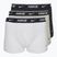 Boxeri pentru bărbație Nike Everyday Cotton Stretch Trunk 3 perechi  white/grey heather/black