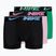 Boxeri pentru bărbați Nike Dri-Fit Essential Micro Trunk 3 pary stadium green/pink rise/black 3d