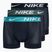 Pantaloni boxeri bărbați Nike Dri-Fit Essential Micro Trunk pentru bărbați 3 perechi albastru/marin/verde