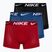 Boxeri pentru bărbați Nike Dri-Fit Essential Micro Trunk 3 pary black/red/blue
