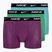 Bărbați Nike Everyday Cotton Stretch Trunk boxeri 3 perechi verde/violet/albastru