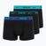 Boxeri pentru bărbați Nike Everyday Cotton Stretch Trunk 3 perechi multicolor