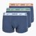 Boxeri pentru bărbați Nike Cotton Stretch Trunk 3 pairs mineral