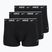Boxeri pentru bărbați Nike Cotton Stretch Trunk Black
