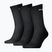 Șosete PUMA Sport Crew Lightweight 3 perechi black