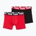 Boxeri pentru bărbați PUMA Everyday Basic 2 perechi red/black