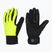 Mănuși de ciclism pentru bărbați Rogelli Essential Winter Waterproop fluor yellow