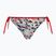 Partea de jos a costumului de baie Tommy Hilfiger Cheeky String Side Tie Print drops motion ecru