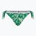 Partea de jos a costumului de baie Tommy Hilfiger Cheeky Side Tie Bikini Print vintage tropical olympic green