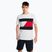 Tommy Hilfiger Colorblocked Colorblocked Mix Media S/S cămașă de antrenament pentru bărbați alb