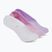 Șosete pentru femei SKECHERS Non Terry No Show Liner 3 pary white/purple