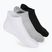 Șosete pentru bărbați SKECHERS Extended Terry Low Cut 3 perechi white/black