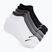 Șosete SKECHERS Non Terry Low Cut white/grey