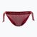 Partea de jos a costumului de baie Tommy Hilfiger Cheeky Side Tie Bikini Print floral stripe regatta red