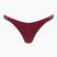 Partea de jos a costumului de baie  Calvin Klein KW0KW02732 Curved Delta Bikini plum glaze