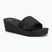Papuci pentru femei Calvin Klein YW0YW01725 Beach Wedge Slide Canvas triple black