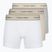 Boxeri pentru bărbați Calvin Klein LV00NB4447 Brief 3 perechi oyster gray/grey heather/white