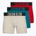 Boxeri Calvin Klein 000NB3609A Boxer Brief 3 perechi oatmeal/aged redwood/bright turquoise