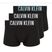 Boxeri pentru bărbați Calvin Klein 000NB3608A Trunk 3 pairs black with harbor mist logo/ black with