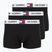 Boxeri Tommy Hilfiger Trunk 3 pairs black / black / black