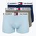 Boxeri Tommy Hilfiger Trunk 3 utility pairs sage/prppy navy/keepsake blue
