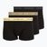 Boxeri pentru bărbați Tommy Hilfiger Trunk WB 3 pairs black/citronella/woodridge
