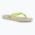 Șlapi pentru femei Tommy Jeans Logo Summer white clay/lime essence