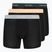 Boxeri Calvin Klein LV00NB4394 Brief 3 perechi black with/darkest spruce wb/black w