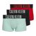 Boxeri pentru bărbați Calvin Klein 000NB3775A Trunk black/goji berry/aqua blue