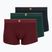 Boxeri pentru bărbați Tommy Hilfiger Trunk 3 pack navy blue/nocturnal green/burgundy