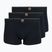 Boxeri pentru bărbați Tommy Hilfiger Trunk 3 pack navy blue/navy blue/navy blue