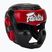 Cască de box Fairtex Diagonal Vision Sparring Headguard - Full Head Coverage black/red