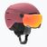 Cască de schi Atomic Savor Visor Stereo maroon/red stereo