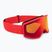 Ochelari de schi pentru copii Atomic Four Jr Flash red/red flash