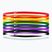 Bentiță Nike Skinny Headbands 8 szt. pimento/orange blaze/sunlight