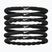 Elastice de păr Nike Flex Hair Tie 6 buc. black/black/white