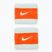 Bentiță Nike Swoosh Wristbands glacier blue/safety orange/glacier blue