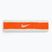 Bentiță Nike Swoosh Headband glacier blue/safety orange/glacier blue