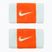 Manșetă pentru încheietură Nike Swoosh Doublewide Wristbands 2 szt. glacier blue/safety orange/glacier blue