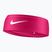 Bentiță Nike Dri-Fit Fury Classic Headband vivid pink/white/white