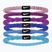Elastice pentru păr Nike Flex Hair Tie 6 szt. elemental pink/bold berry/white