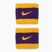 Bentiță Nike Swoosh Wristbands university gold/court purple/university gold