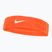 Bentiță Nike Swoosh Classic Headband team orange/white