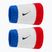 Benzi de încheietură Nike Swoosh Classic Doublewide Wristbands 2 buc game royal/university red/black