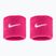 Benzi încheietură Nike Swoosh Classic Wristbands 2 buc. vivid pink/white