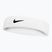 Bentiță Nike Swoosh Classic Headband white/black
