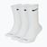 Șosete Nike Everyday Plus Cushioned 3 perechi white/black