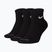 Șosete Nike Everyday Plus Cushioned Ankle 3 perechi black/white
