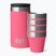 Pahare de camping YETI Shot 48 ml 4 pcs. tropical pink